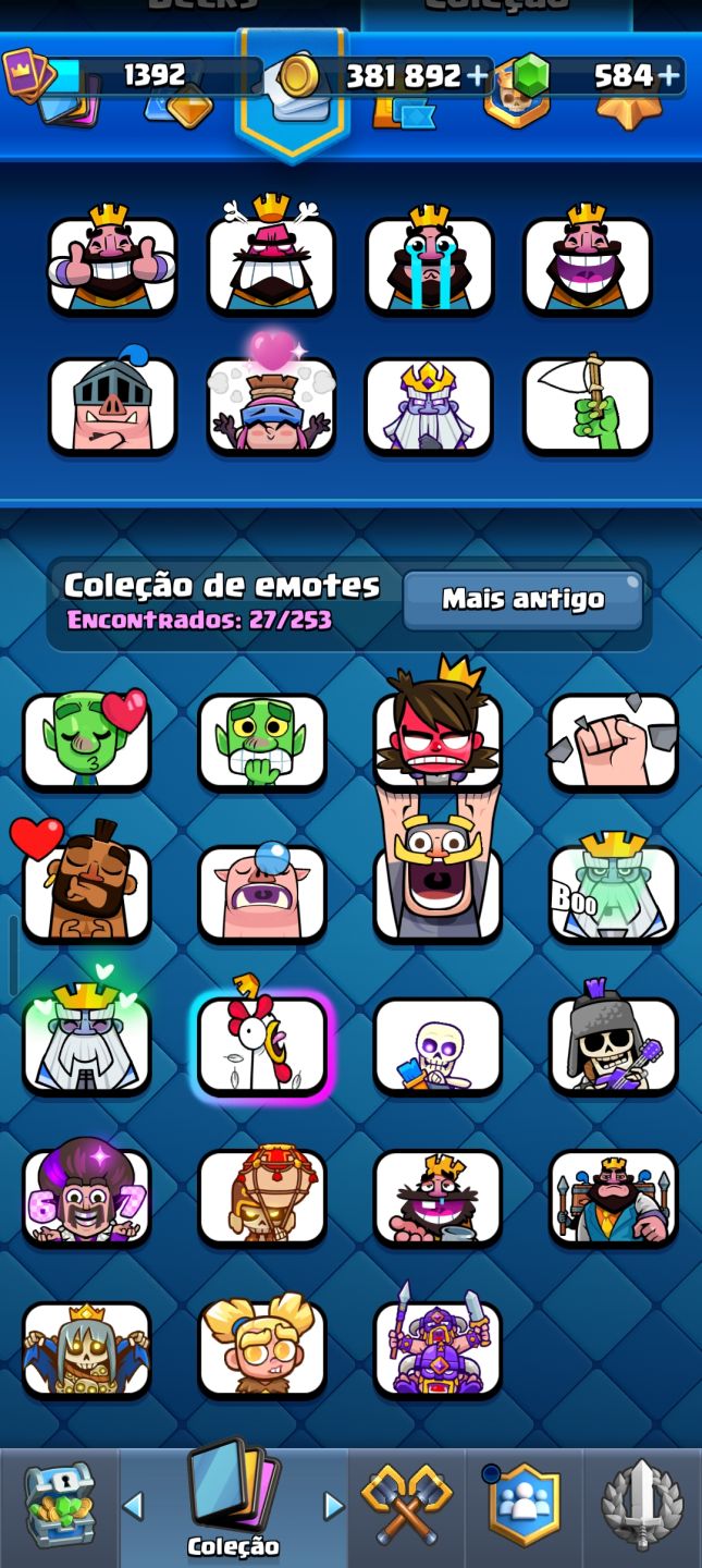 Conta Clash Royale 9K Troféus