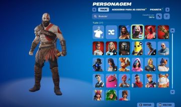 25 SKINS | KRATOS (GOLD KRATOS) MACHADO LEVIATHAN | GOLD MIDAS | FULL ACESSO