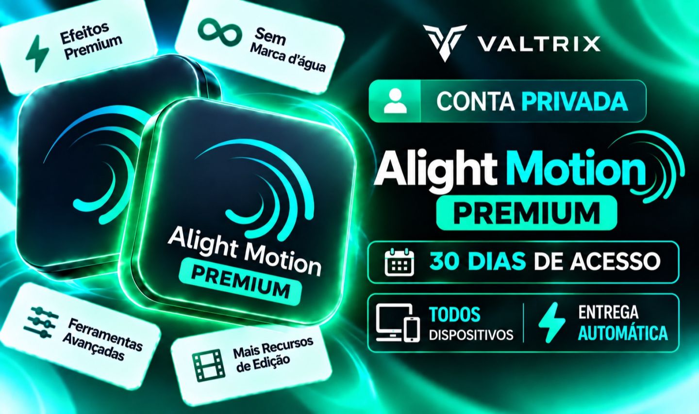 Alight Motion Premium | Conta Privada | 30 Dias