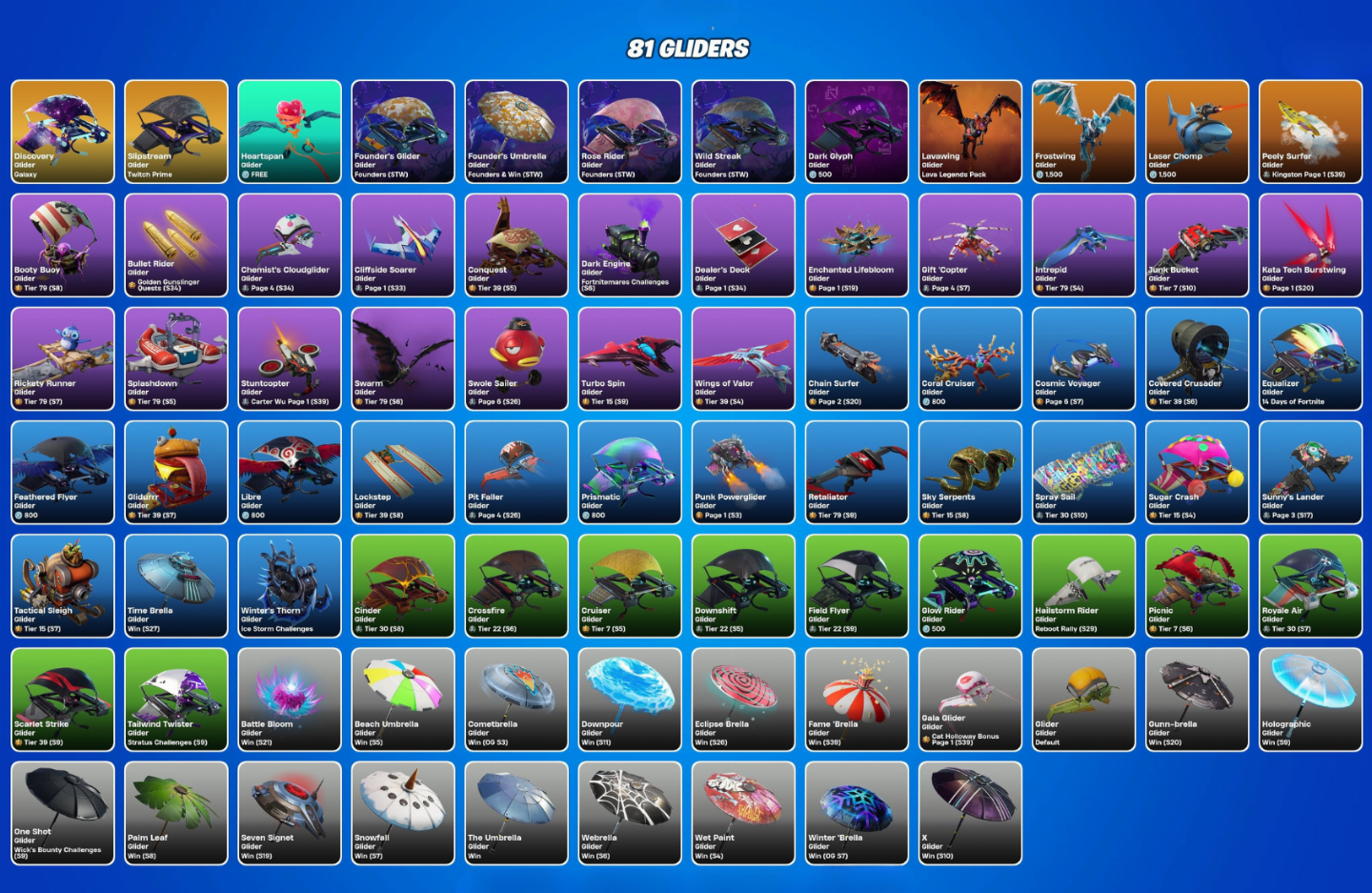 CONTA FORTNITE GALAXY + IKONIK + STW FUNDADOR + 167 SKINS - Valor Negociável