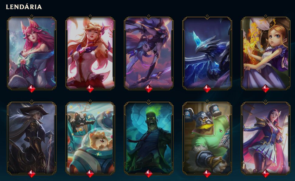 Conta LoL 700 skins com Ahri Lenda Ascendida + Valorant!