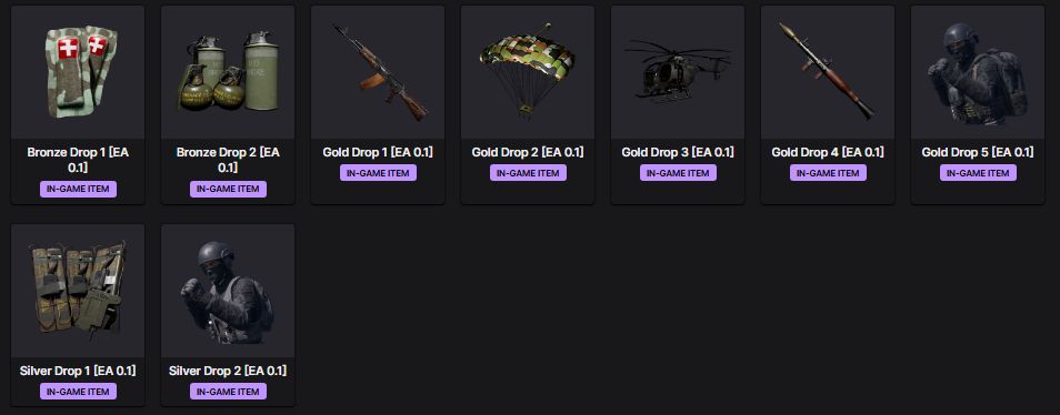 [MENOR PREÇO] WAR DOGS - TWITCH DROPS - 9+ SKINS