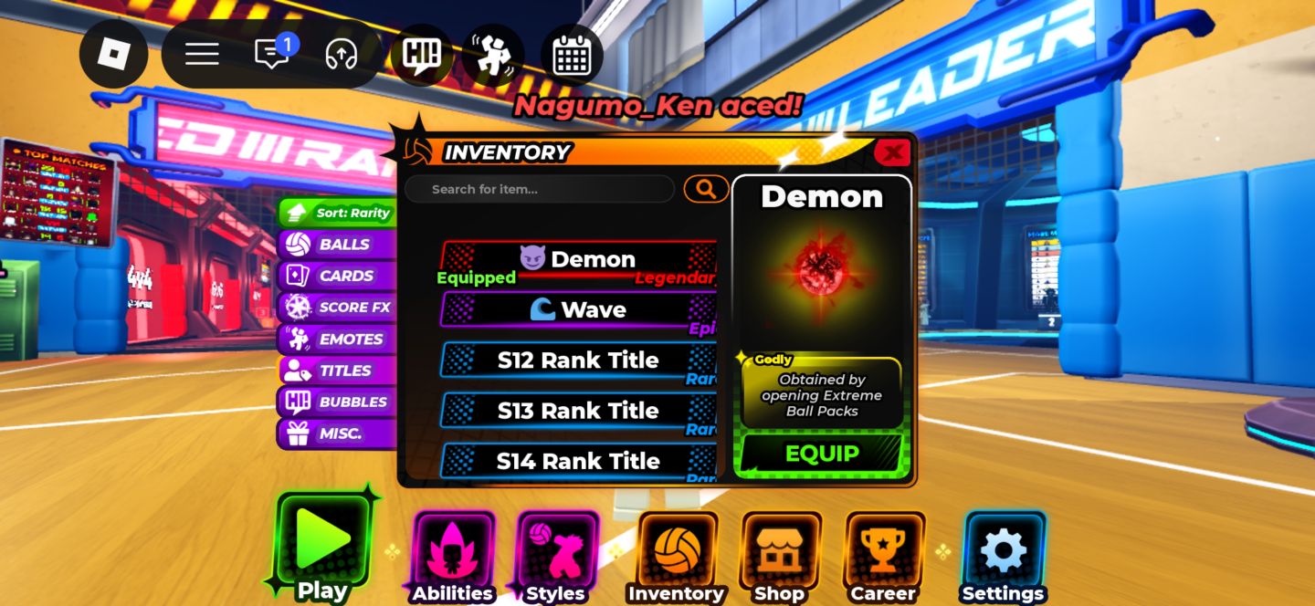 CONTA HAIKYUU LEGENDS | LVL 356 | 540K+