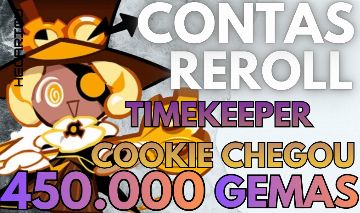 CONTAS REROLL COOKIERUN KINGDOM - DARK CACAO SERVER