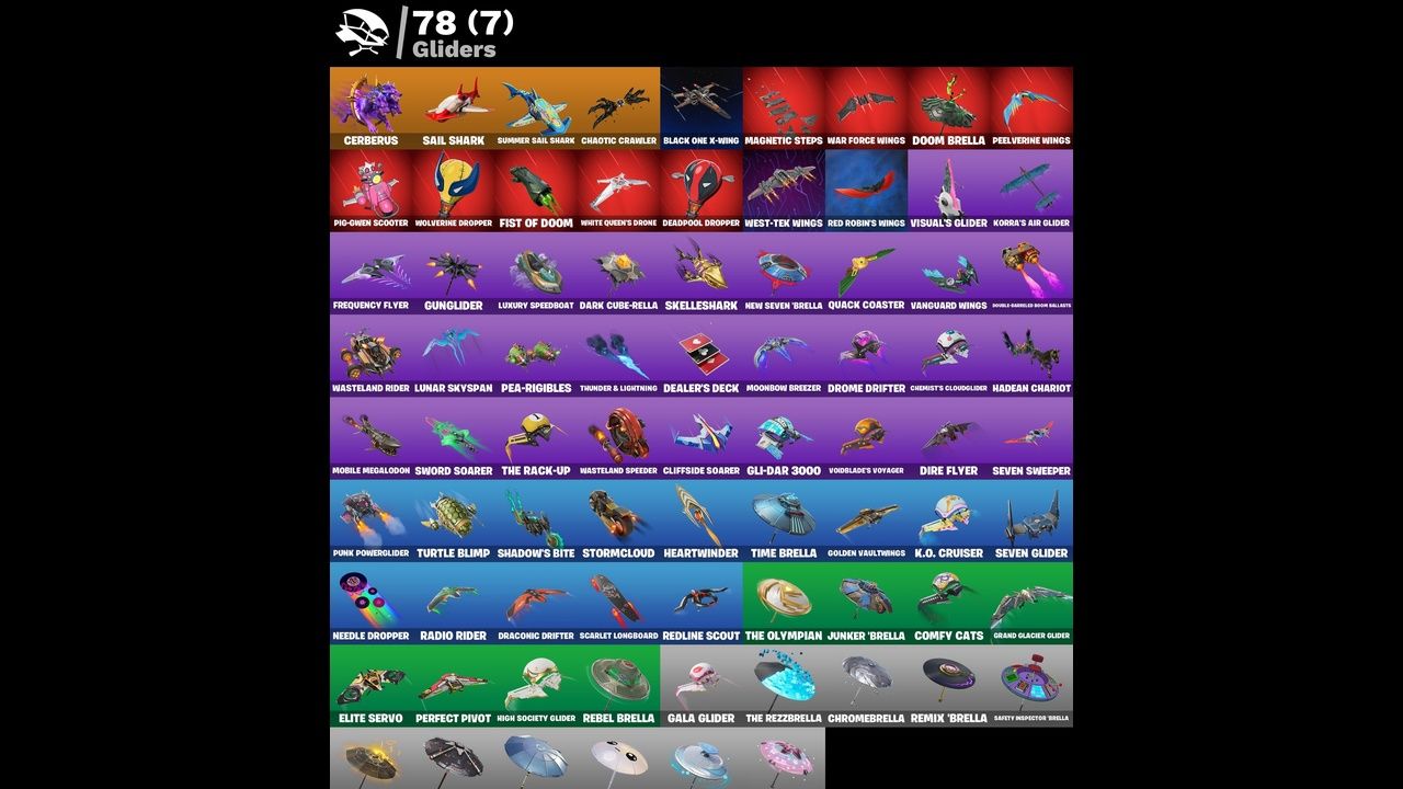 Conta Fortnite 61 SKINS/ Nick HE 30/ SPIDERMAN/ Freeza/ Cell/ Magneto
