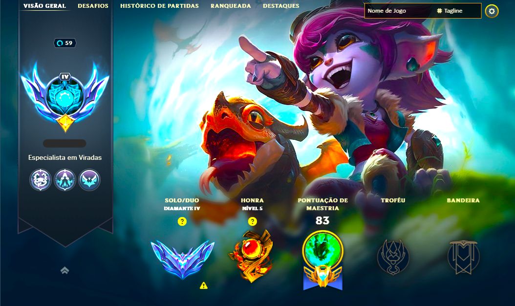 SKIN LENDÁRIA TRISTANA + [ DIAMANTE 55% DE WIN RATE ] + MEGA PROMOÇÃO!!!