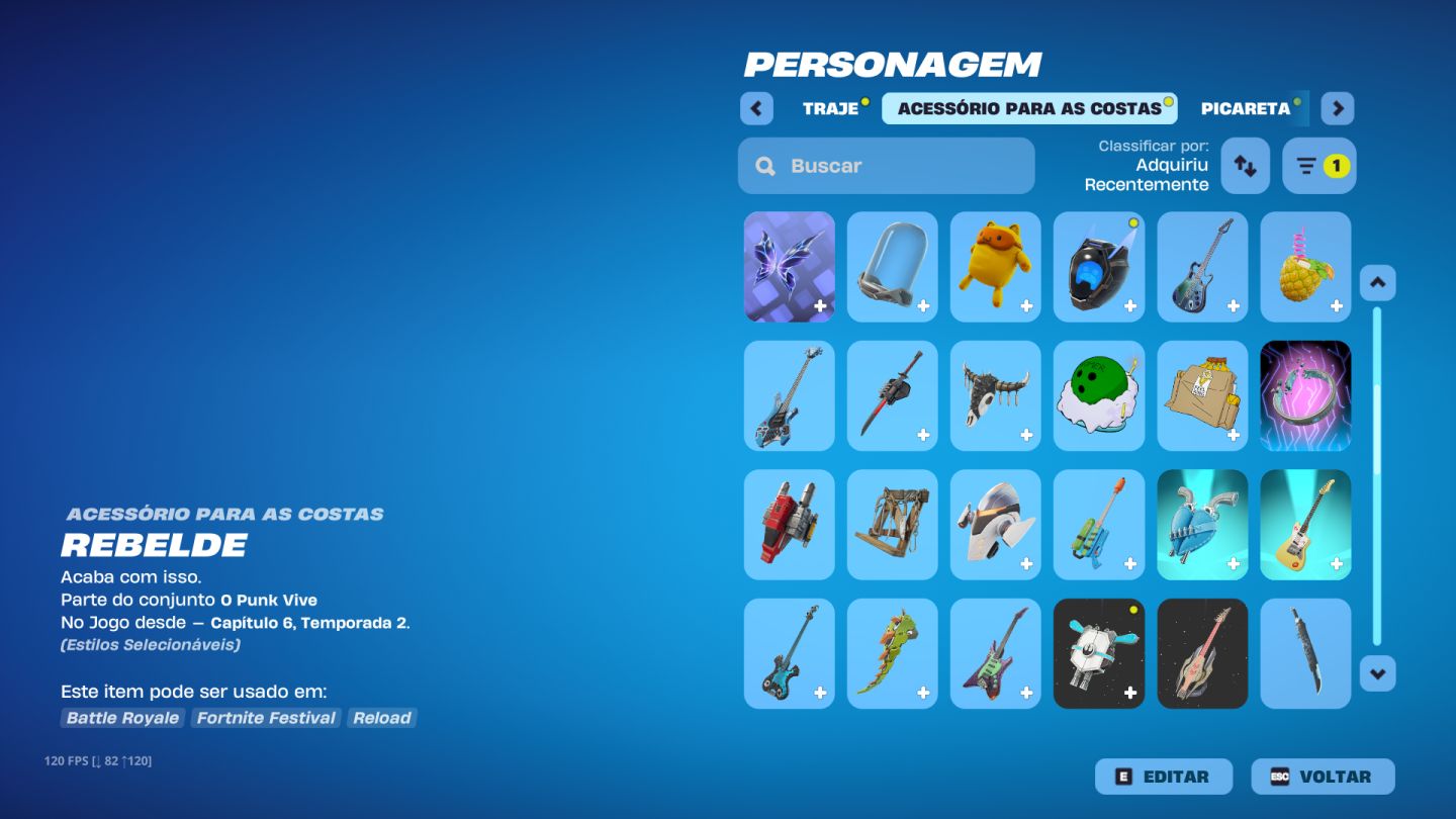 CONTA FORTNITE RARA COMPLETA!