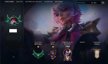 Conta de league of legends esmeralda 1 com várias skins e cromas.