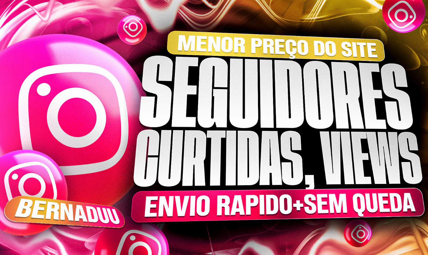 SEGUIDORES, CURTIDAS E VIEWS | ( MENOR PREÇO DO SITE ) ENVIO RÁPIDO SEM QUEDA