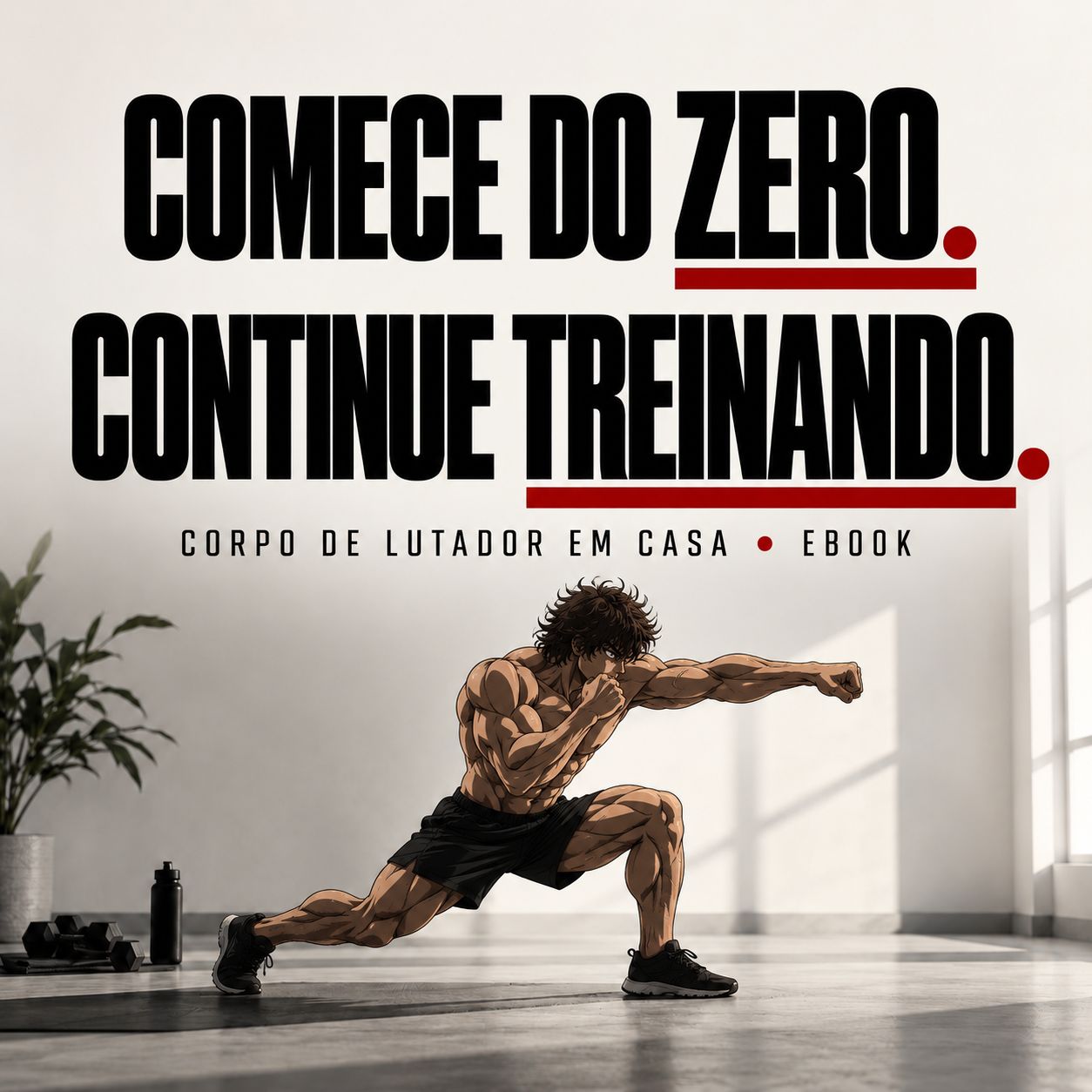 CORPO DE LUTADOR EM CASA - Disciplina e calistenia inspiradas em Baki Hanma