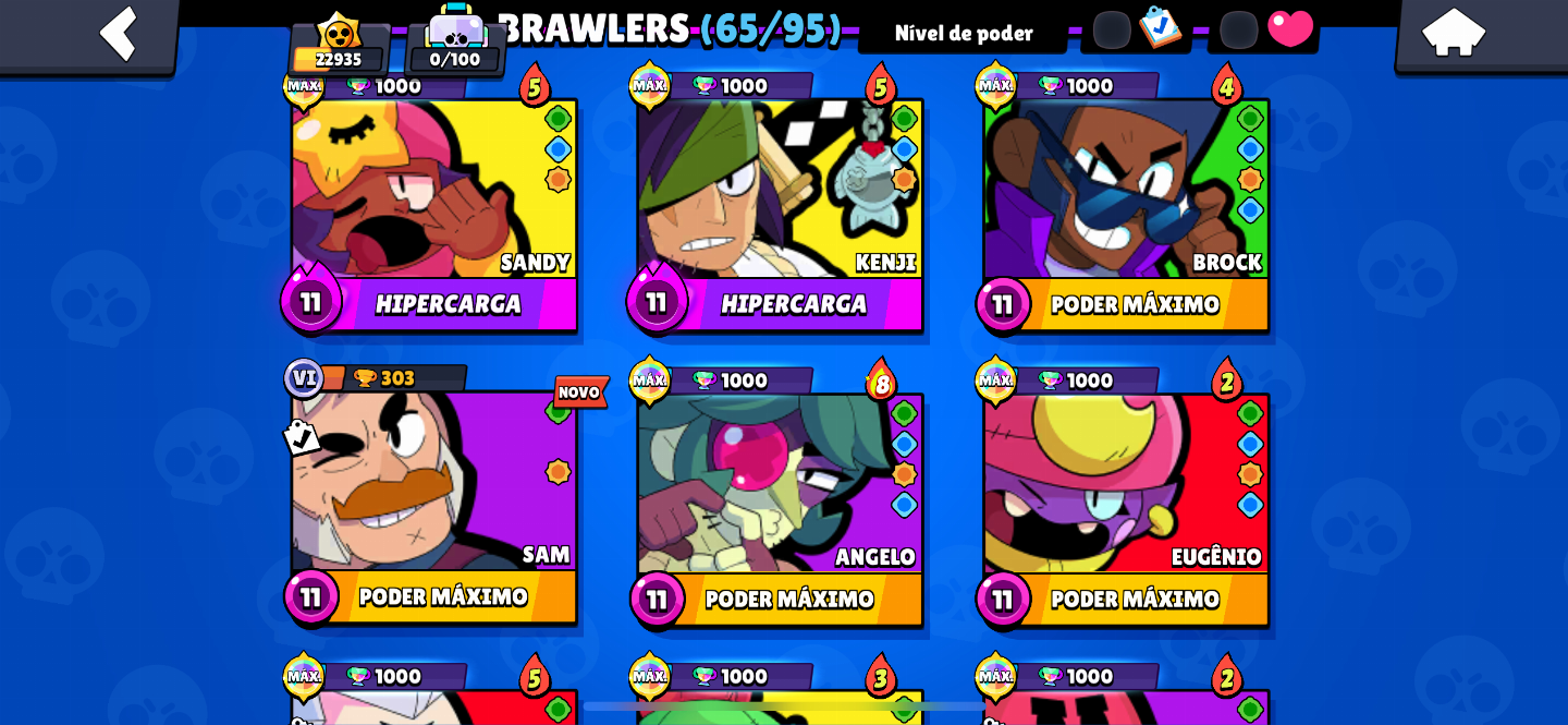Melhor conta de braw stars 23k Trofeus (Venda rapida, promoção)