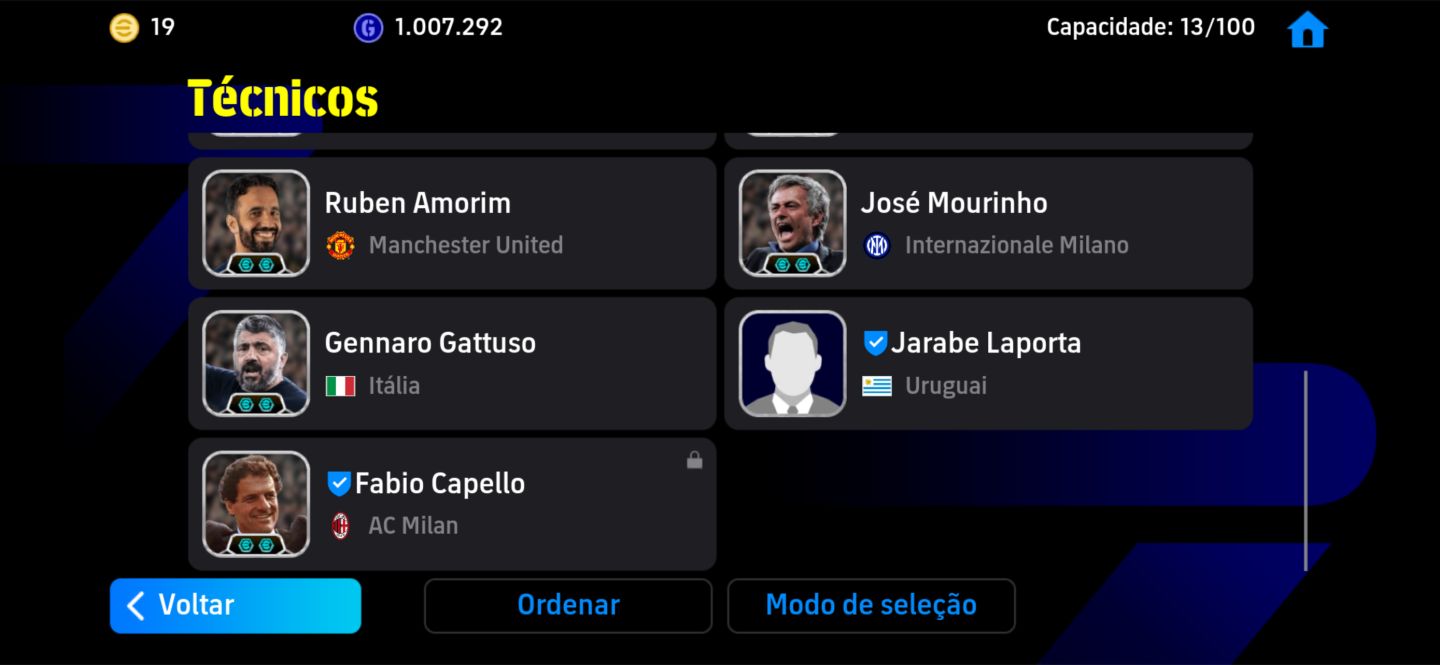 Conta efootball