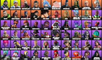 CONTA FORTNITE - 207 SKINS FULL | PODE ALTERAR E-MAIL | Xander, Son Goku, Helsie