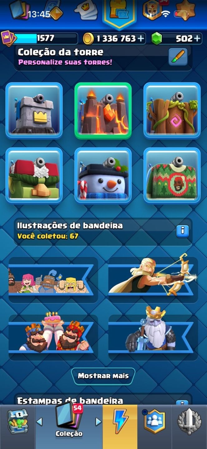 CONTA CLASH ROYALE 12.088 TROFÉUS | ARENA 29 | 17 EVOLUÇÕES + 6 HERÓIS