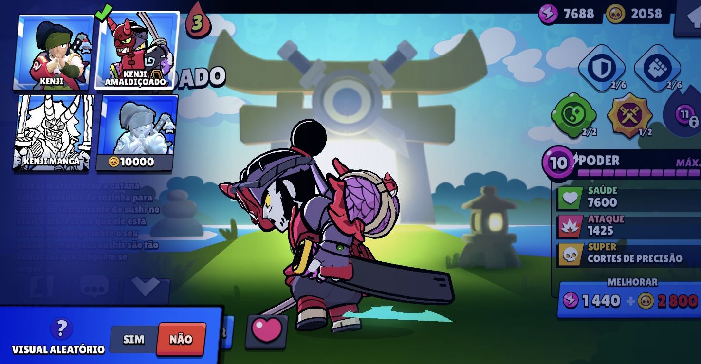 Acc Brawl stars 50+ skins raras e de collab, 18800 trophys, com skin rara Dustin
