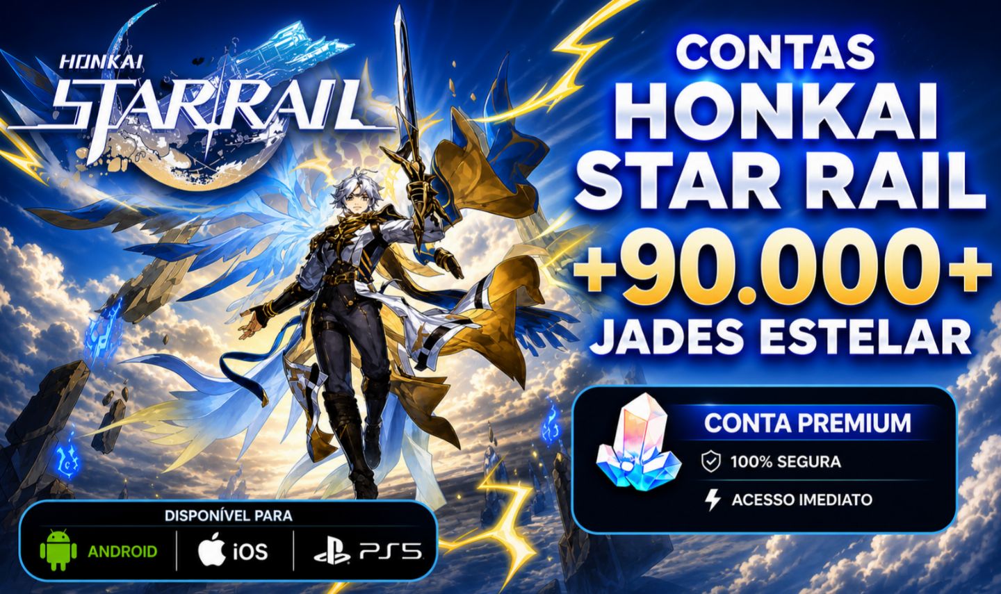 Contas Honkai Star Rail 90.000+ Jades