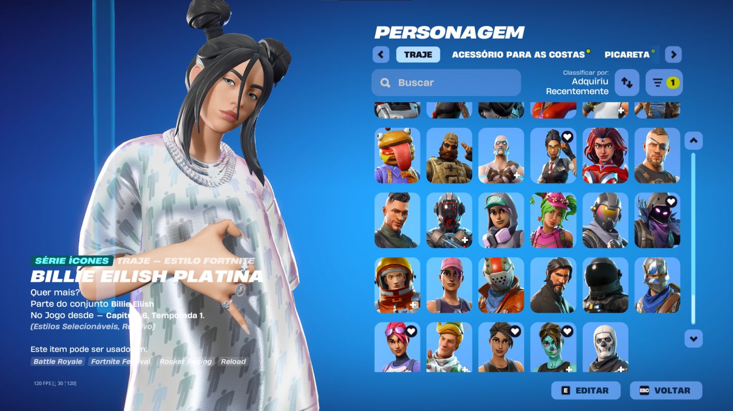 CONTA FORTNITE + SALVE O MUNDO FUNDADOR PARA SAIR HOJE