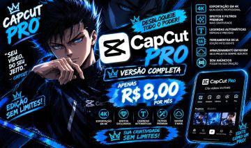 CapCut Pro 30 Dias | Acesso Pro Para Até 3 Dispositivos