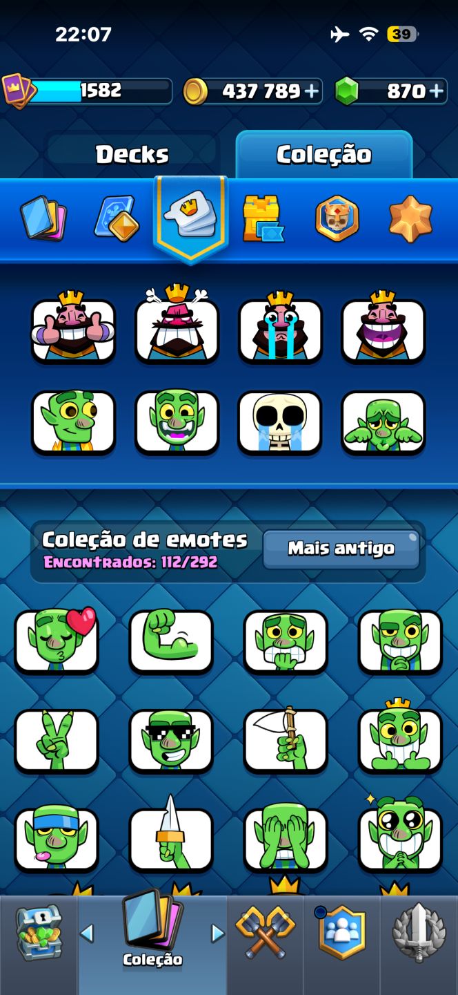 Conta Clash Royale 13.300 troféus, Antiga e Rara!