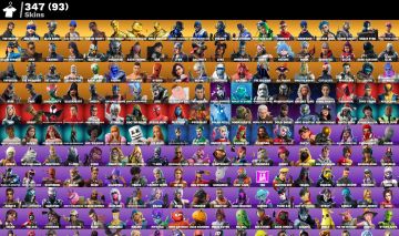 CONTA FORTNITE 347 SKINS | TRAVIS SCOTT + TAKE THE L