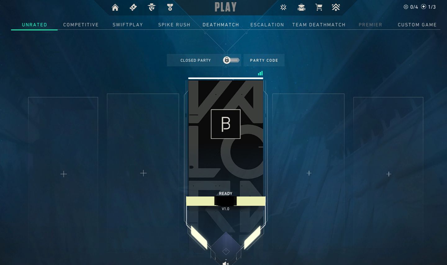 CONTA VALORANT À VENDA CARD DA BETA + SKINS RARAS! APROX 3K GASTOS