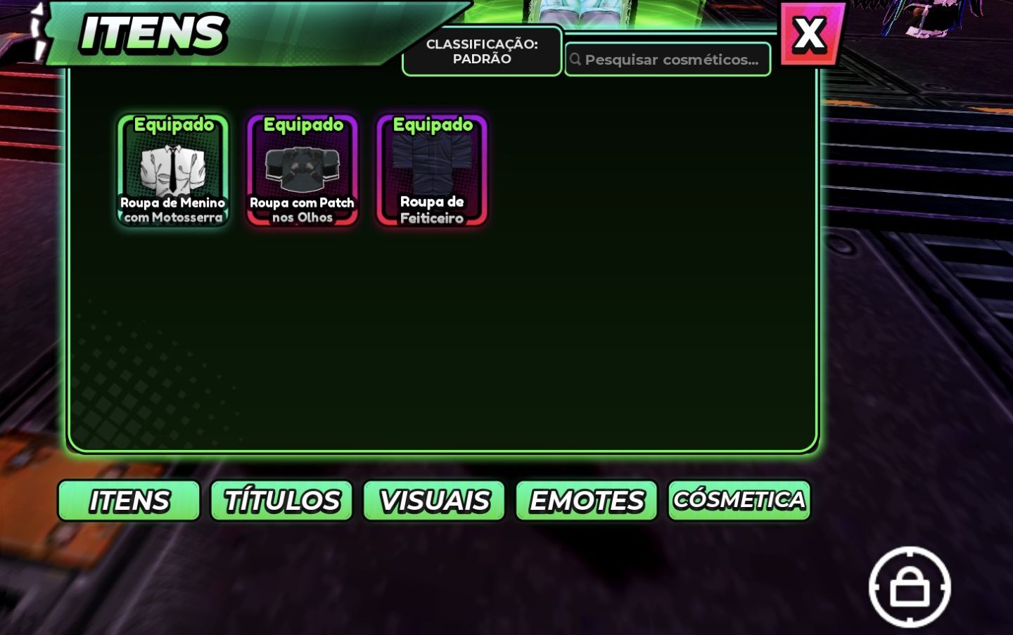 Roblox conta com vários jogos masculina/ feminina