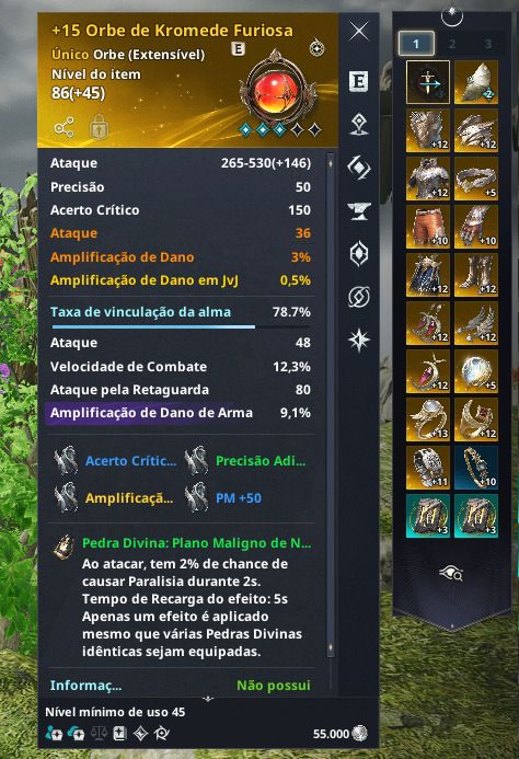 CONTA AION 2 SPIRIT MASTER(ARIEL) 171.0KCP(2746GS) 2 ALT 45( 2k GS) E 1 ALT 30