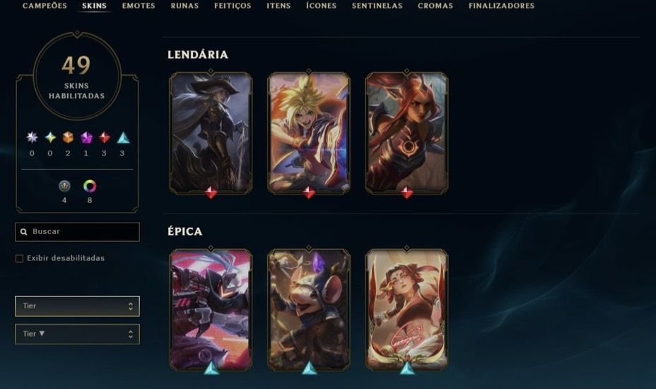 CONTA DiMA MAIN ADC w/BUNDLE T1 MF E YUNARA l FULL ACESSO l 255 PDL 60%WinRate