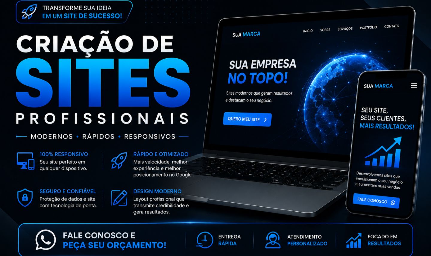 Crie Seu Site Profissional Hoje
