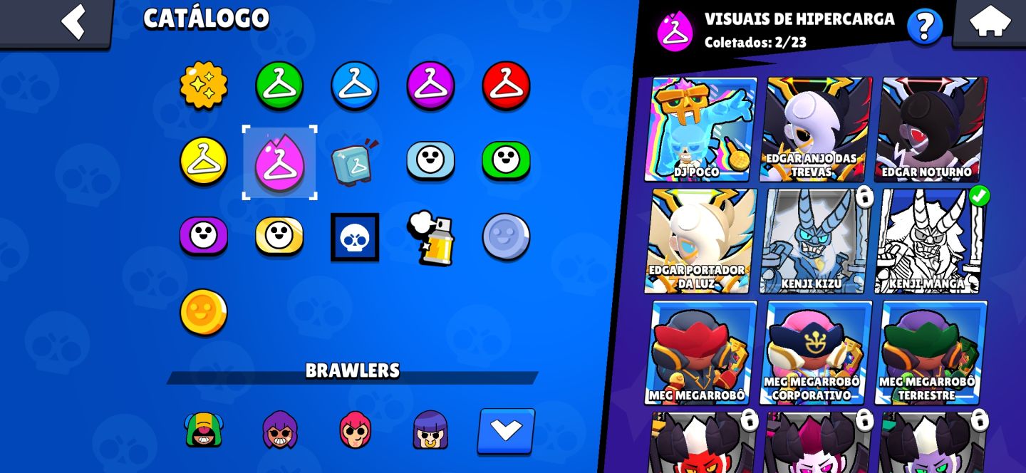 Brawl Stars | Conta com Skin Edgar Noturno