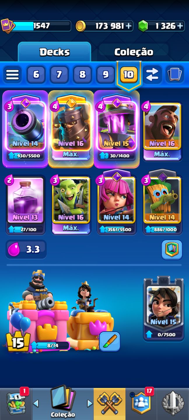CONTA PREMIUM DE CLASH ROYALE À VENDA Todas as CARTAS e muitas EVOLUCOES