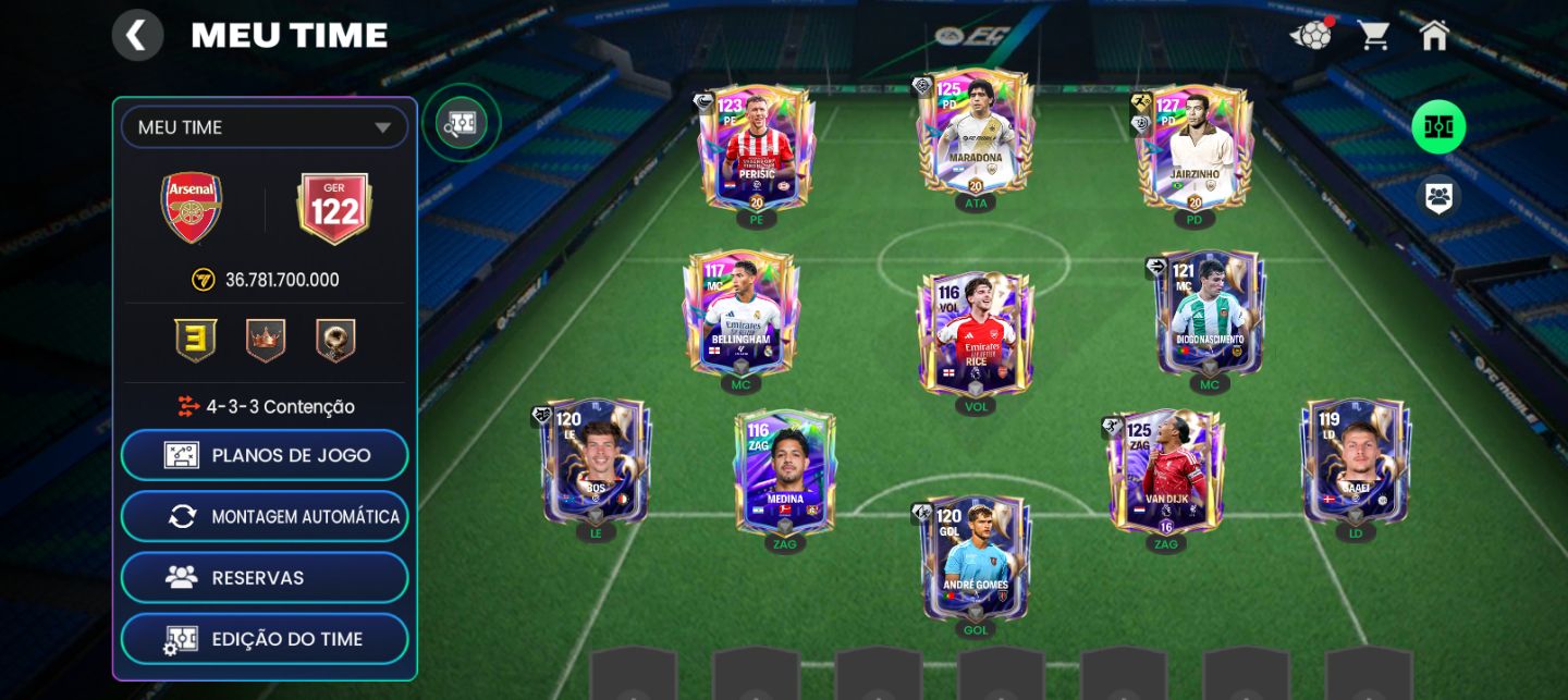 EA FC Mobile | GER 122| Jairzinho + Maradona conta recém criada