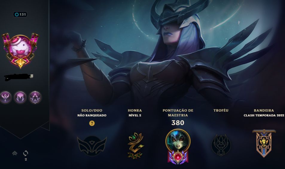 Conta lol - elise janna morgana vitoriosa e outras
