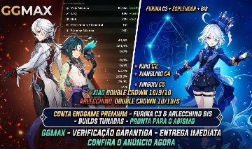 CONTA ENDGAME PREMIUM | FURINA C3 + ARLECCHINO + XIAO