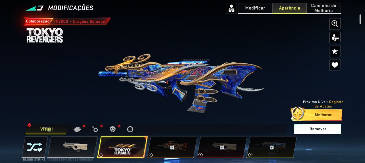 Conta nível Max com skins eternas