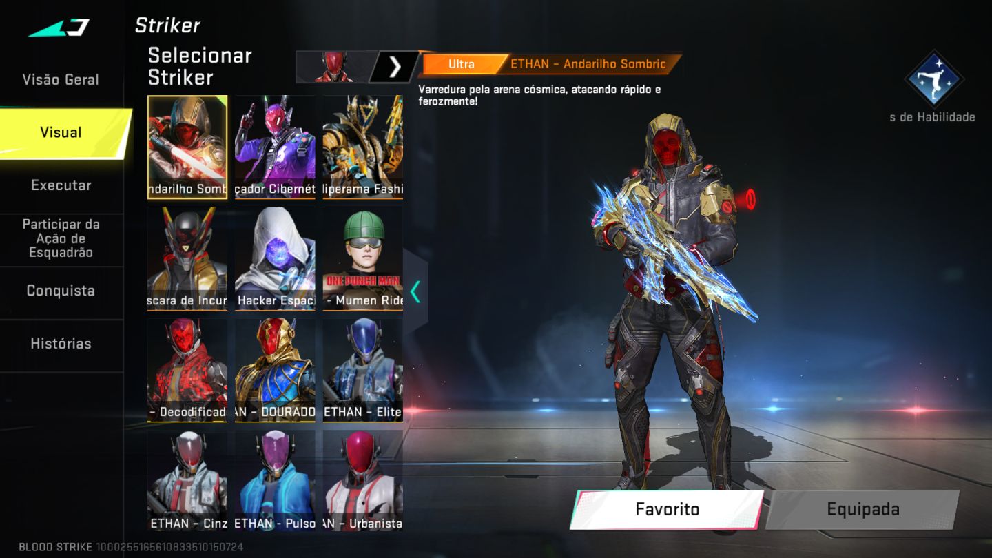 CONTA 19 ETERNA PAGA-FULL SKIN DE STRIKE-FULL ULTRAS-FULL EMOTES-DIVERSOS PASSES