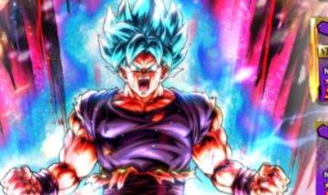 Conta dragon ball legends com 17 e goden freeza e goku kaioken blu legend