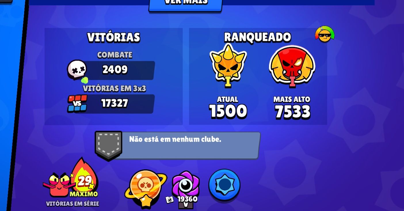 Conta de Brawl com Skin Mais Rara do Game (Shelly Estelar)