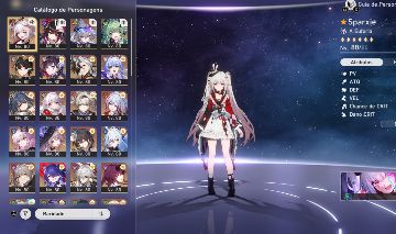 ZZZ + HSR endgame com muitos personagens e times Premium!