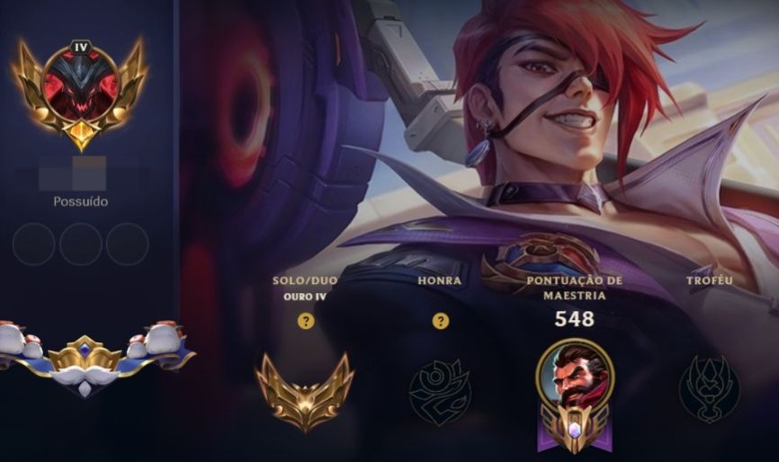 Conta lol com 120+ skins