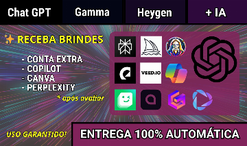 [MELHOR PREÇO IAs] CHATGPT 5 | HEYGEN | SORA | CAPCUT | LEONARDO | MIDJOURNEY