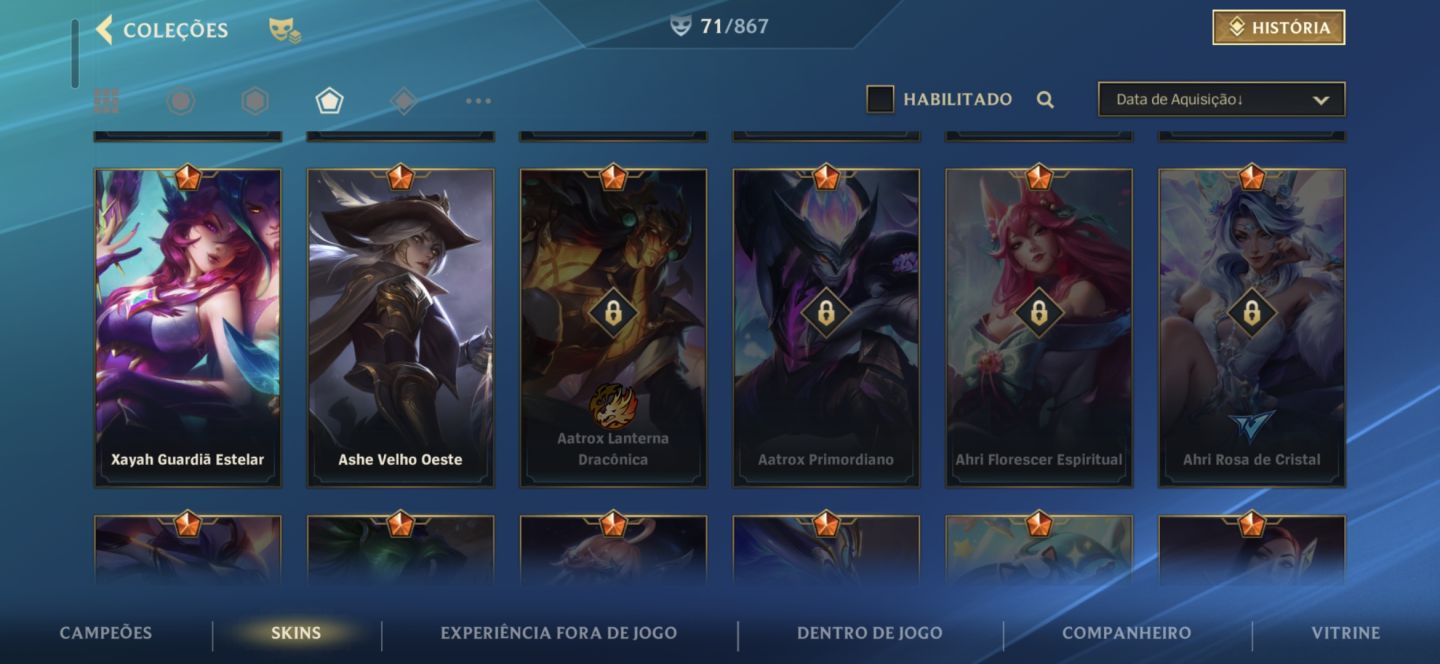 CONTA DE WILD COM LENDA E MONARCA