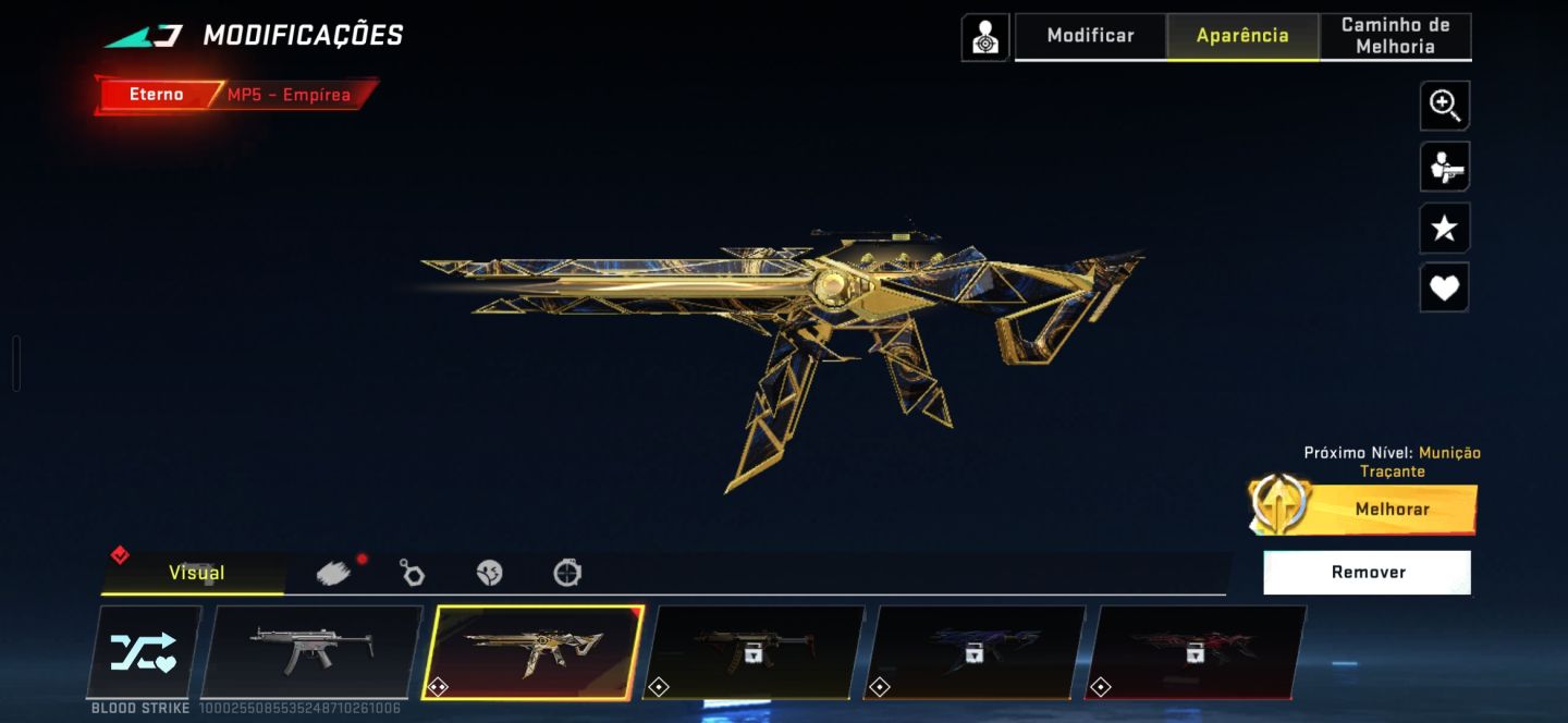Conta blood strike com mp5 Empirea já upada nível 2,conta Full acesso!