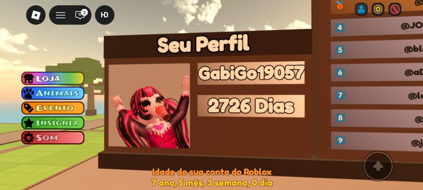 CONTA VERIFICADA DE ROBLOX COM BLOX FRUITS