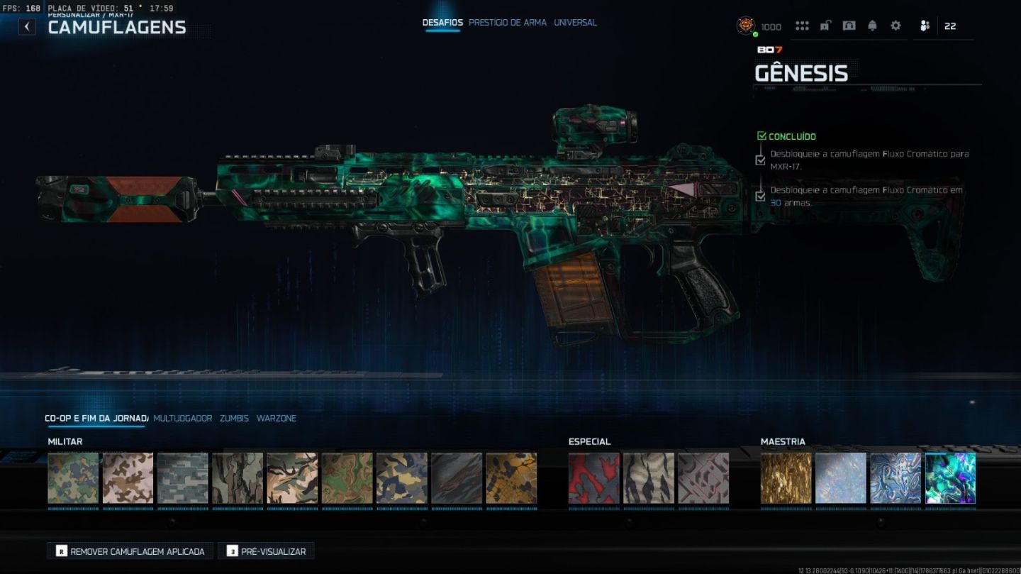 CONTA COD WARZONE COM MUITA SKIN