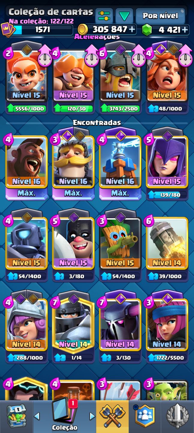 Conta Supercell Id, com Clash Royale, Clash of clans e brawl stars