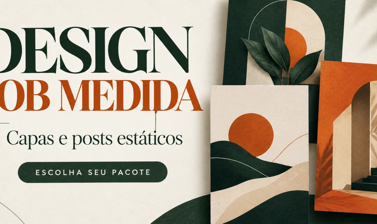 Design Sob Medida | Capas de Anúncio e Posts para Instagram