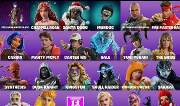 25 SKINS + MURDOC + HUNTER BLADE + 1 EMAIL