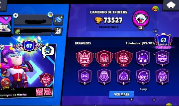 Conta de braw start muito boa 2019 com 75k de trofel