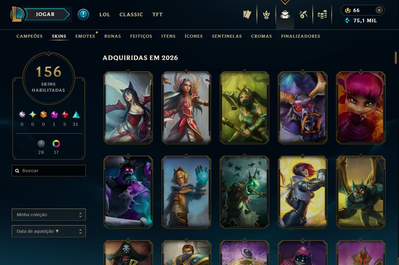 Conta lol antiga (criada em 2012)